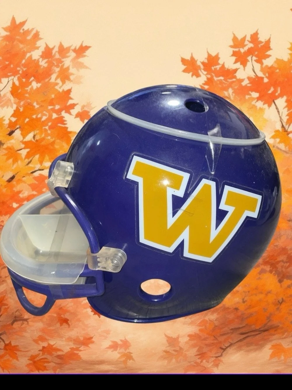 This vintage University of Washington Huskies snack bowl set is a popular piece